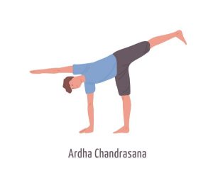 ardha-chandrasana- 500 Hour Yoga Teacher Training in Rishikesh