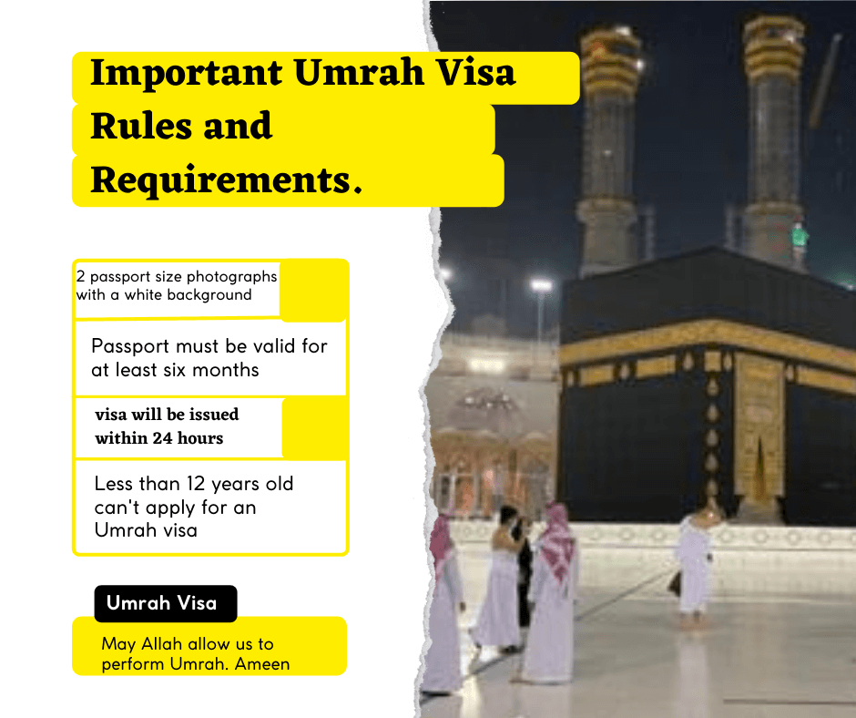 Important Umrah Visa Rules and Requirements Tension Mat Le Yaar
