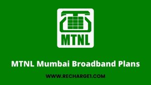 MTNL Mumbai Broadband Plans