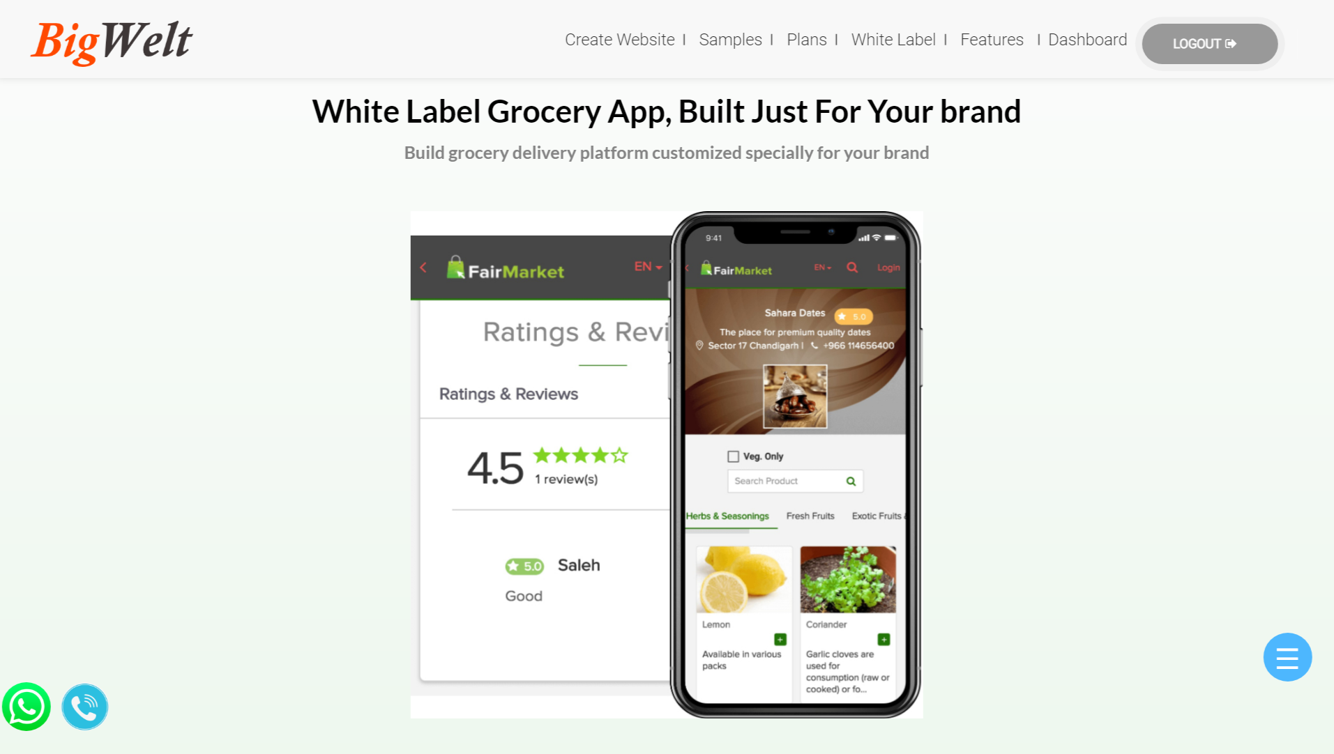 grocery delivery app development