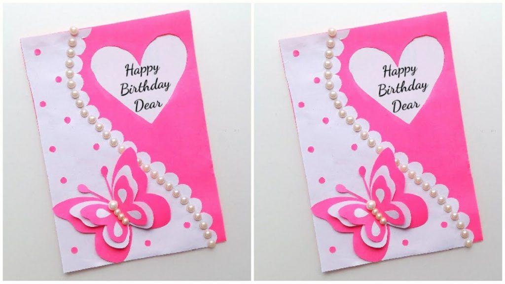 How do you make a simple birthday card?