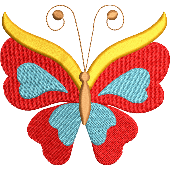 butterfly embroidery design